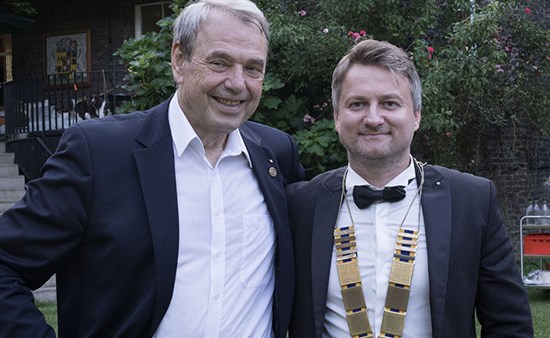 Präsident Michael Ludes und Präsident David Matusiewicz